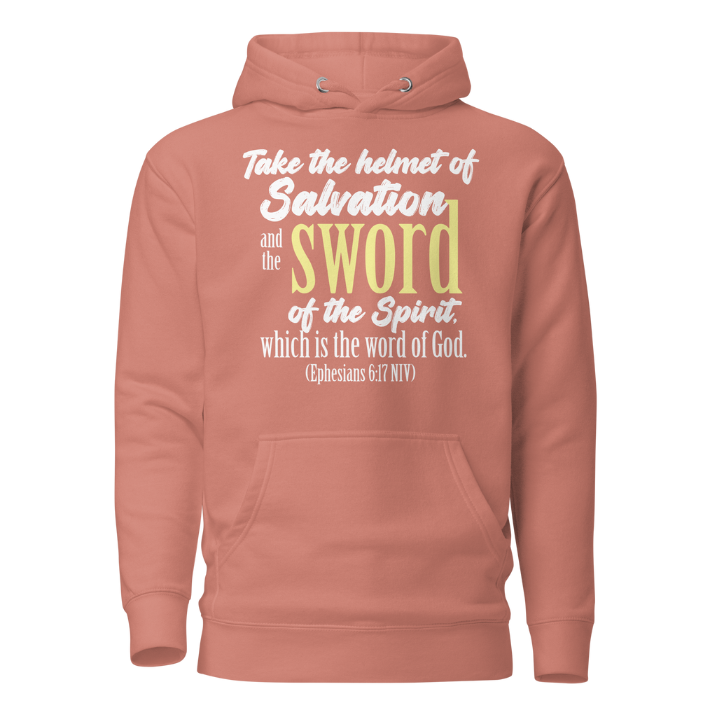 Sword & Salvation: Ephesians 6:17 Unisex Premium Hoodie