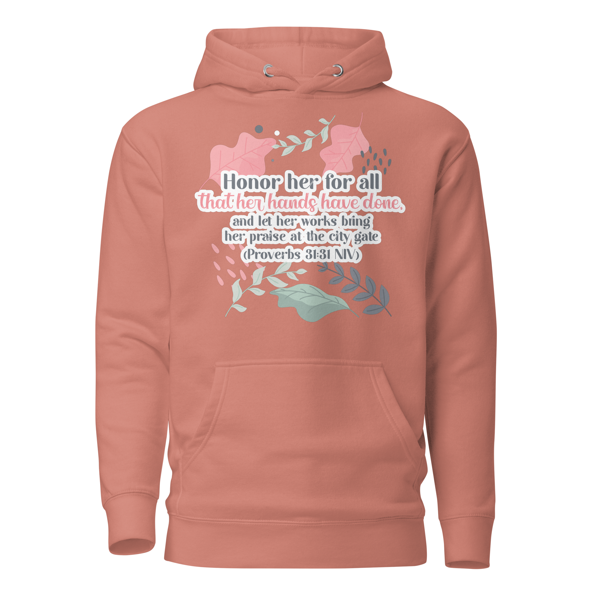 Fruitful Hands: Proverbs 31:31 Unisex Premium Hoodie