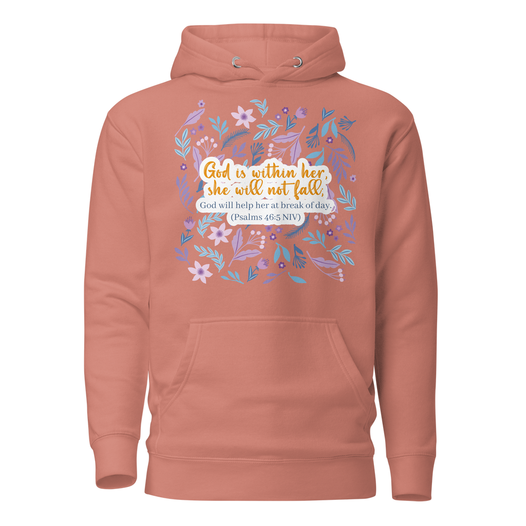 Unshakeable Faith: Psalms 46:5 Unisex Premium Hoodie