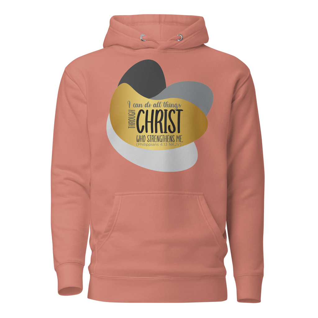 Empowered by Christ: Philippians 4:13 Unisex Premium Hoodie