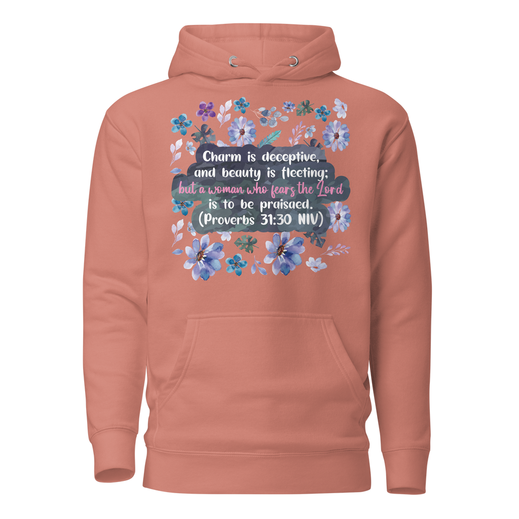 Fearless Woman: Proverbs 31:30 Unisex Premium Hoodie