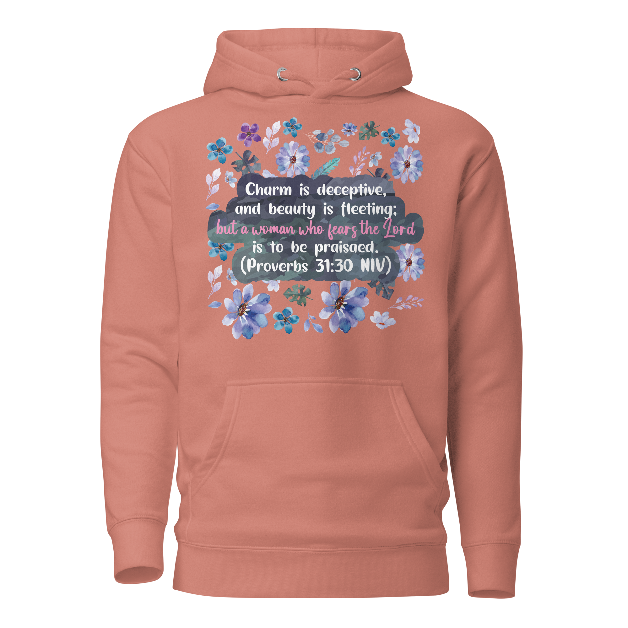 Fearless Woman: Proverbs 31:30 Unisex Premium Hoodie