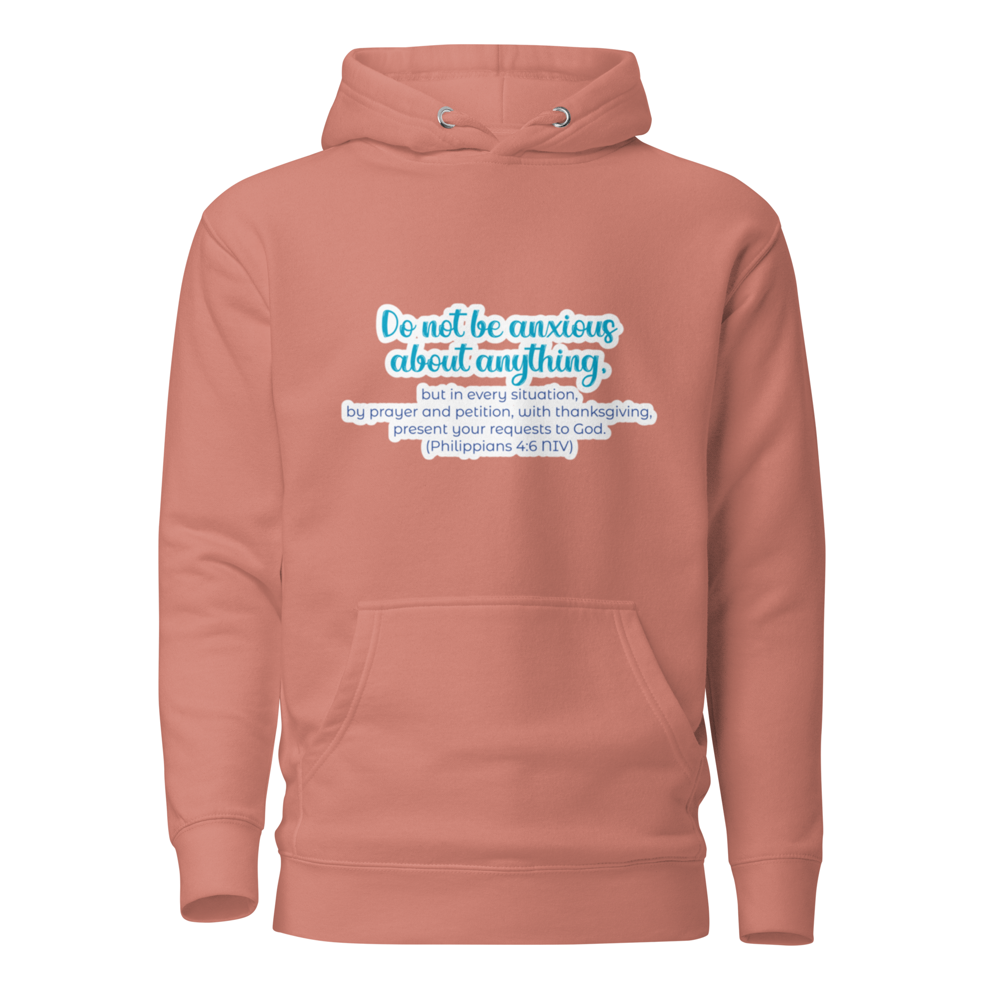 Prayer & Gratitude: Philippians 4:6 Unisex Premium Hoodie