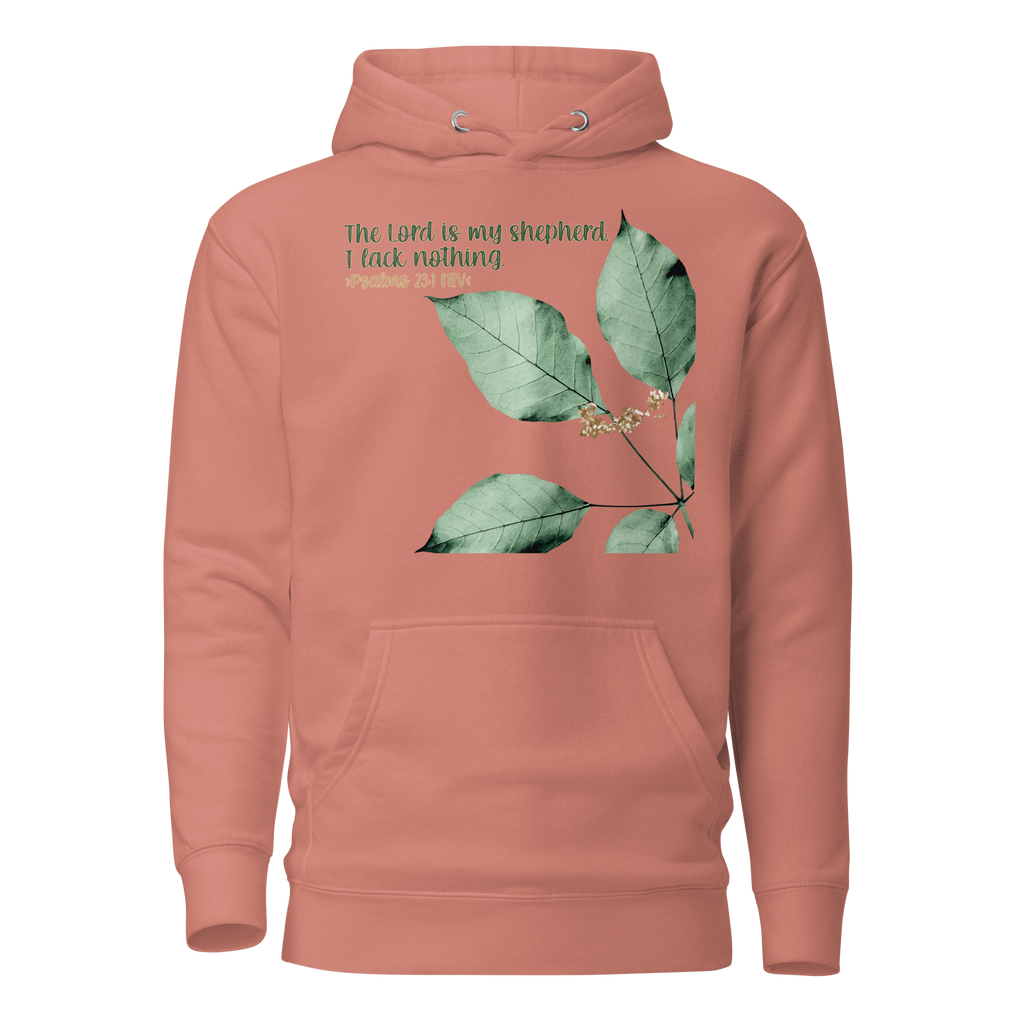 The Lord Is My Shepherd: Psalm 23:1 Unisex Premium Hoodie
