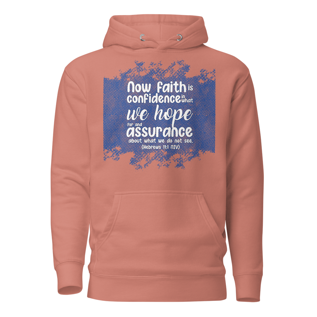 Faith & Hope: Hebrews 11:1 Unisex Premium Hoodie