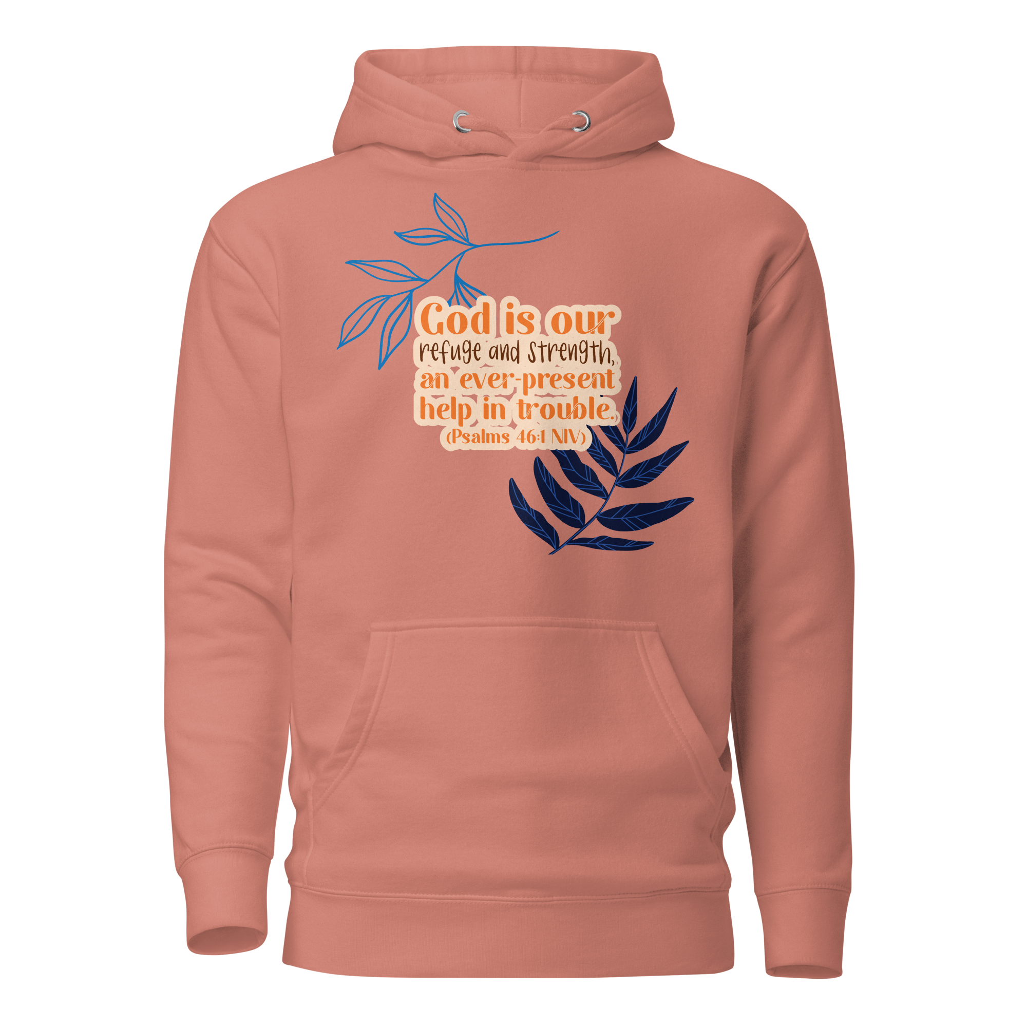 God Our Refuge: Psalm 46:1 Unisex Premium Hoodie