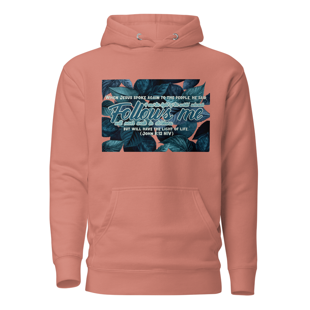 Light Of The World: John 8:12 Unisex Premium Hoodie