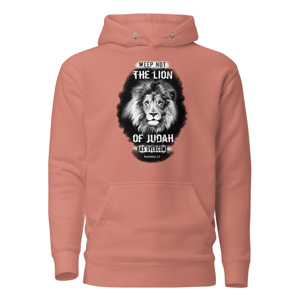 The Lion of Judah: Revelation 5:5 Unisex Premium Hoodie