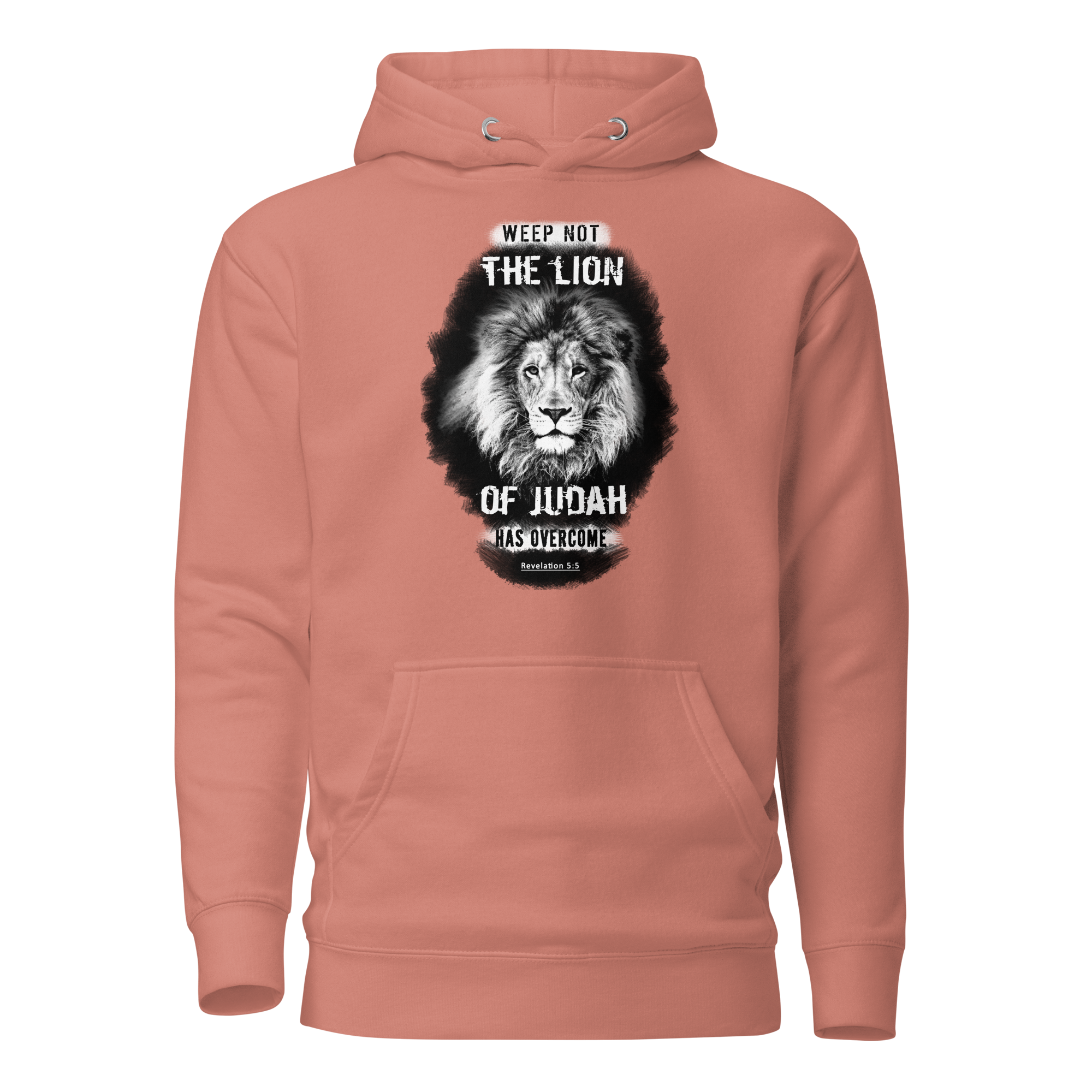 The Lion of Judah: Revelation 5:5 Unisex Premium Hoodie