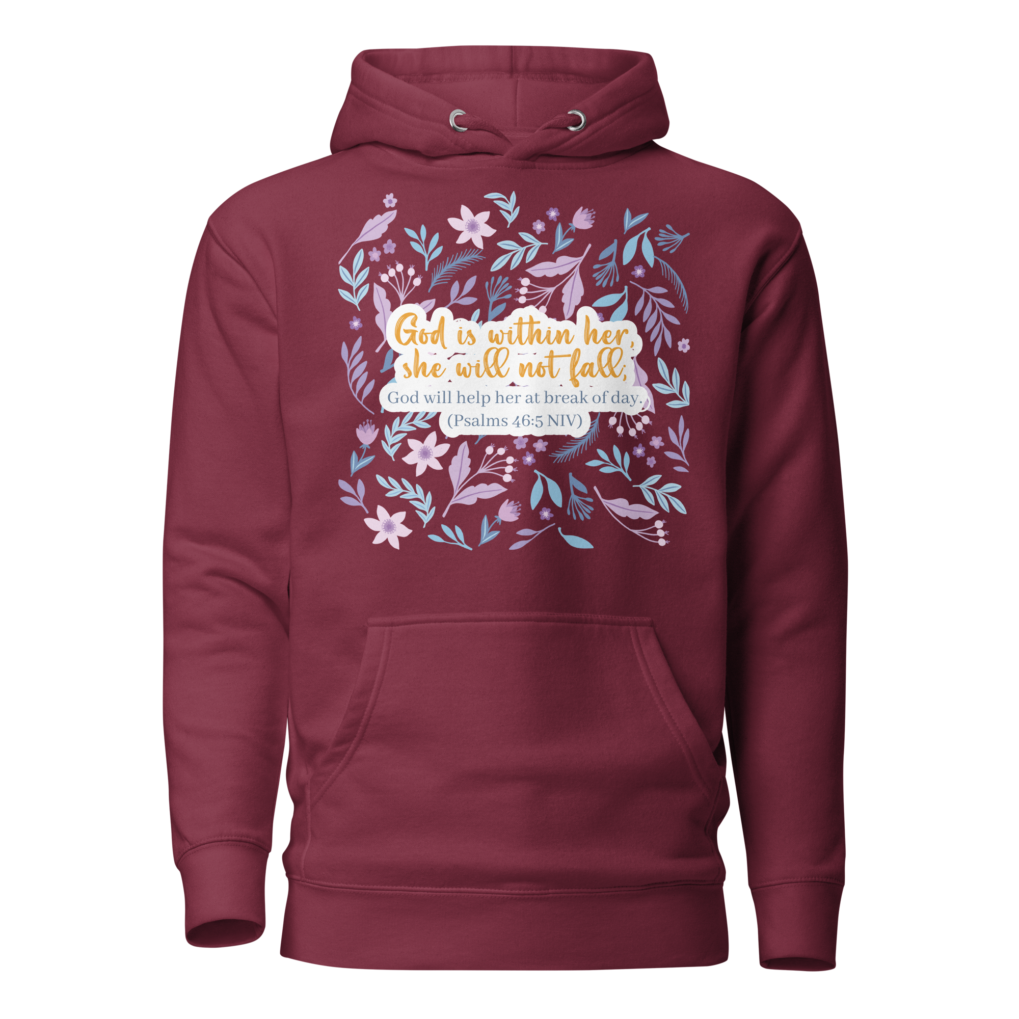 Unshakeable Faith: Psalms 46:5 Unisex Premium Hoodie