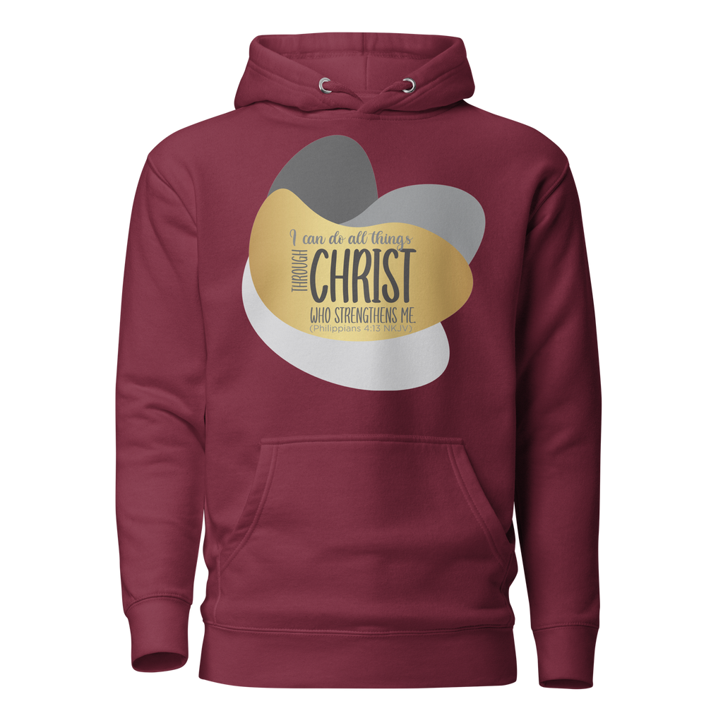 Empowered by Christ: Philippians 4:13 Unisex Premium Hoodie