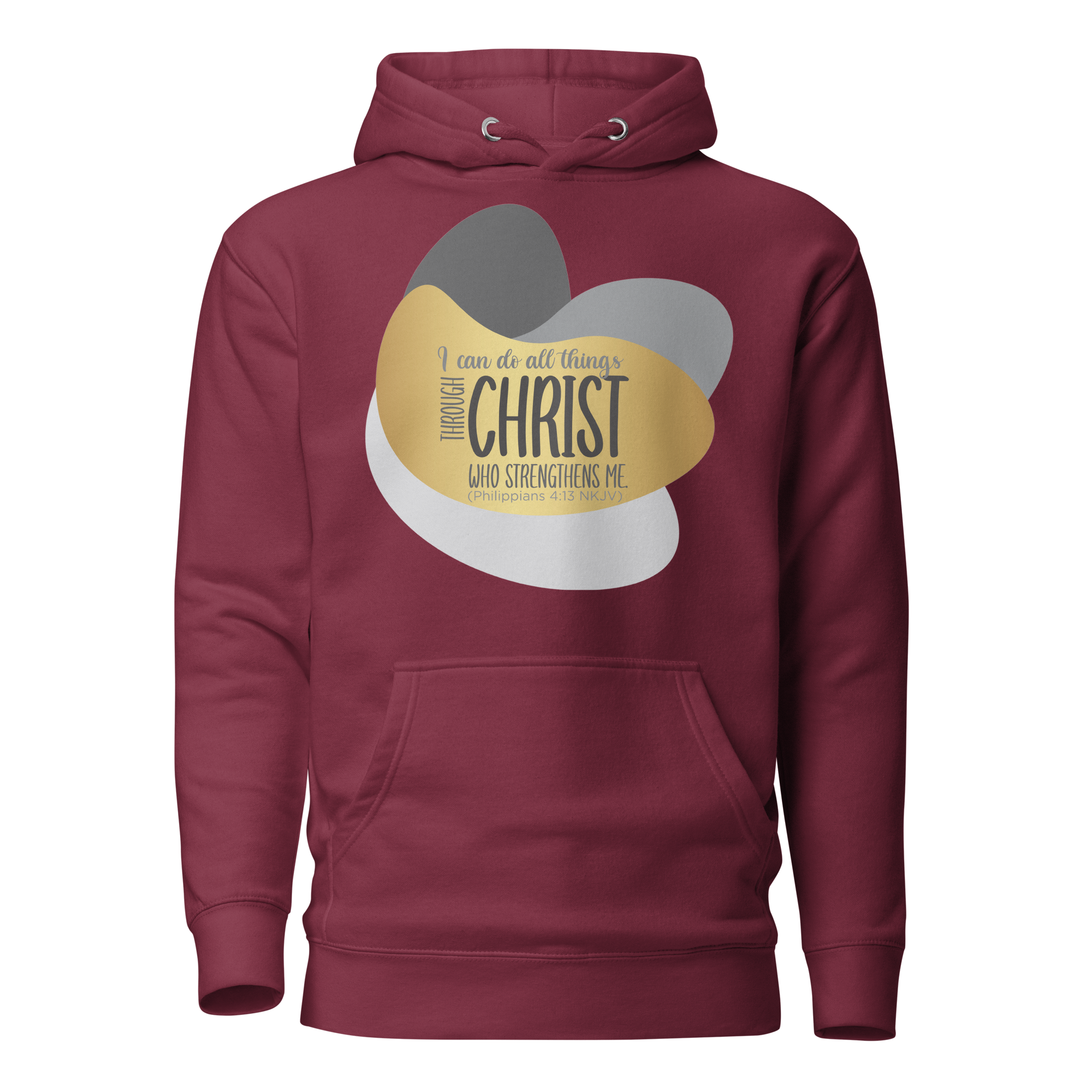 Empowered by Christ: Philippians 4:13 Unisex Premium Hoodie