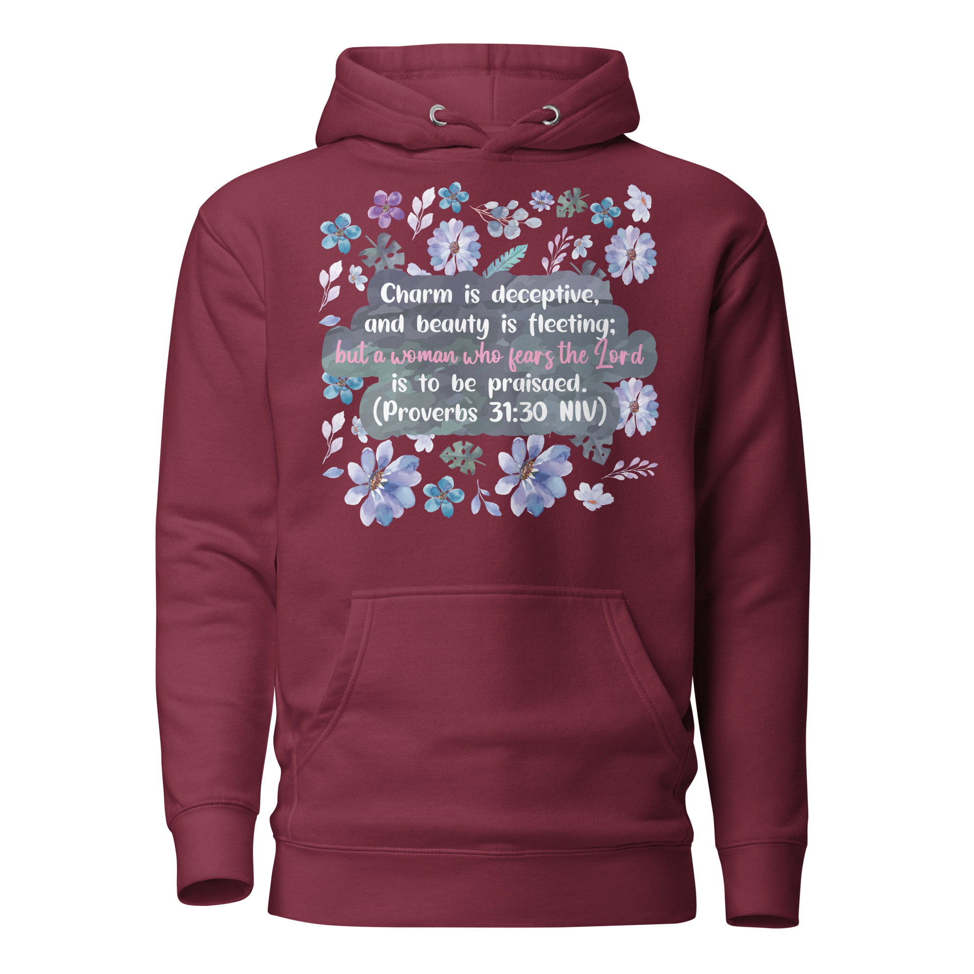 Fearless Woman: Proverbs 31:30 Unisex Premium Hoodie