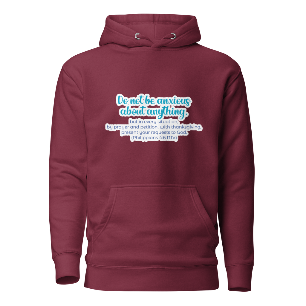 Prayer & Gratitude: Philippians 4:6 Unisex Premium Hoodie