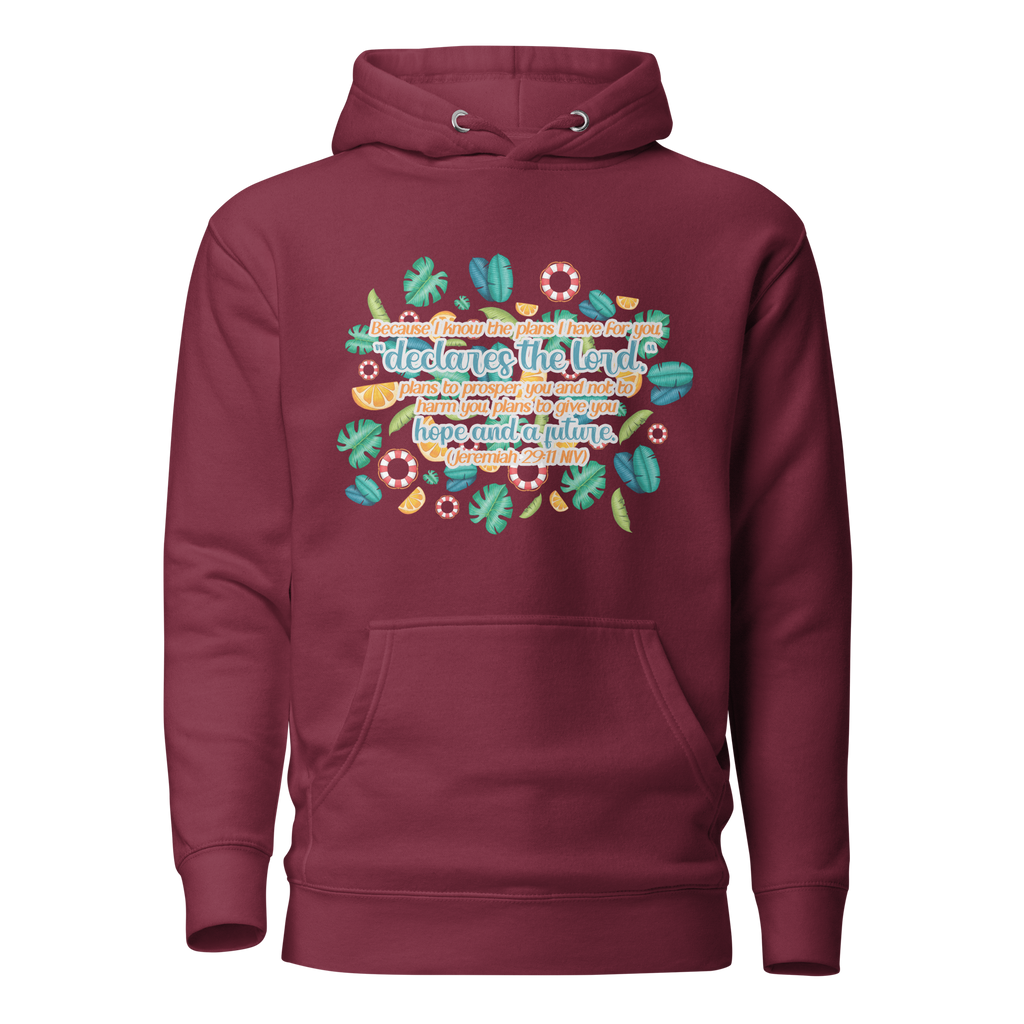 Hope & Future: Jeremiah 29:11 Unisex Premium Hoodie