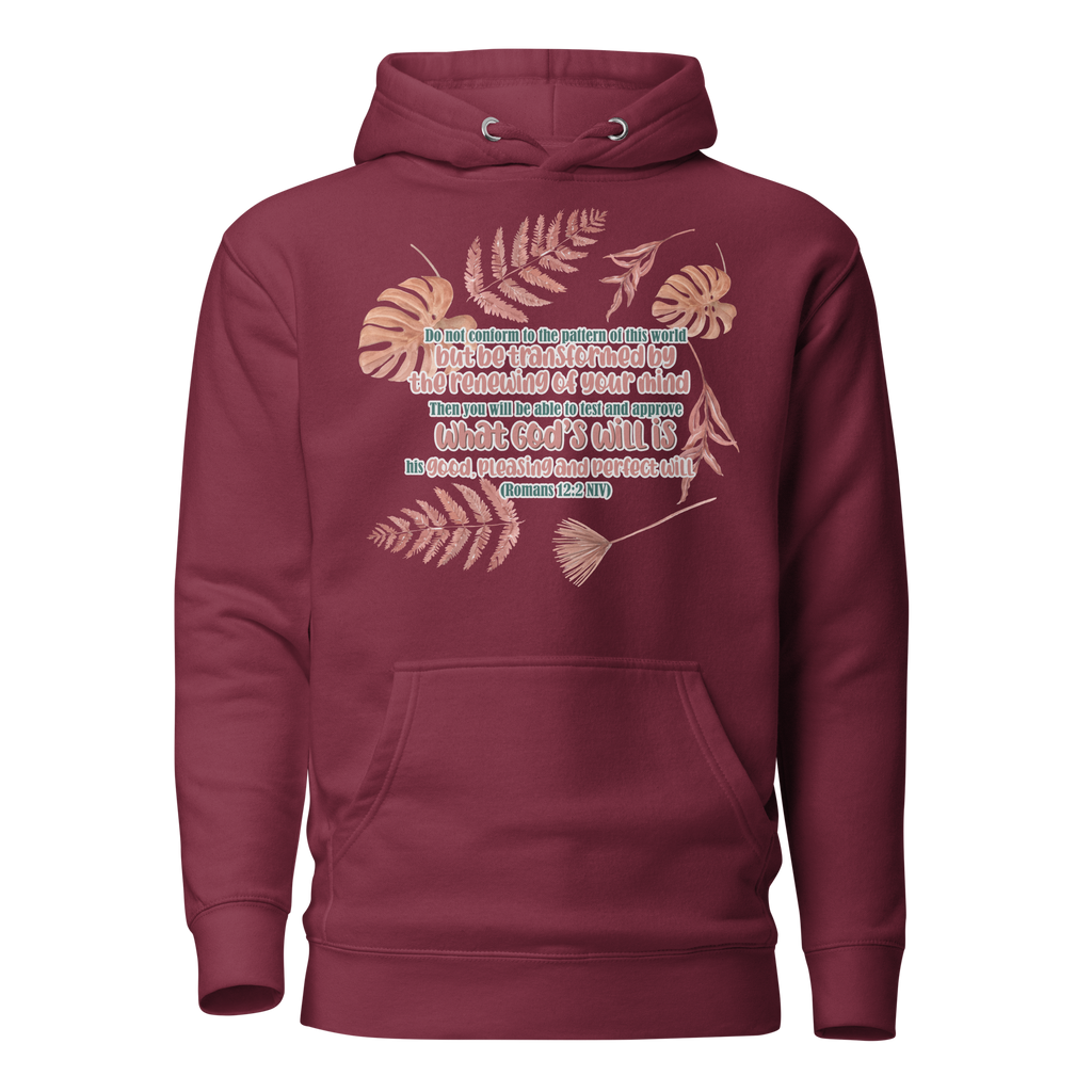 Renewed By The Spirit: Romans 12:2 Unisex Premium Hoodie