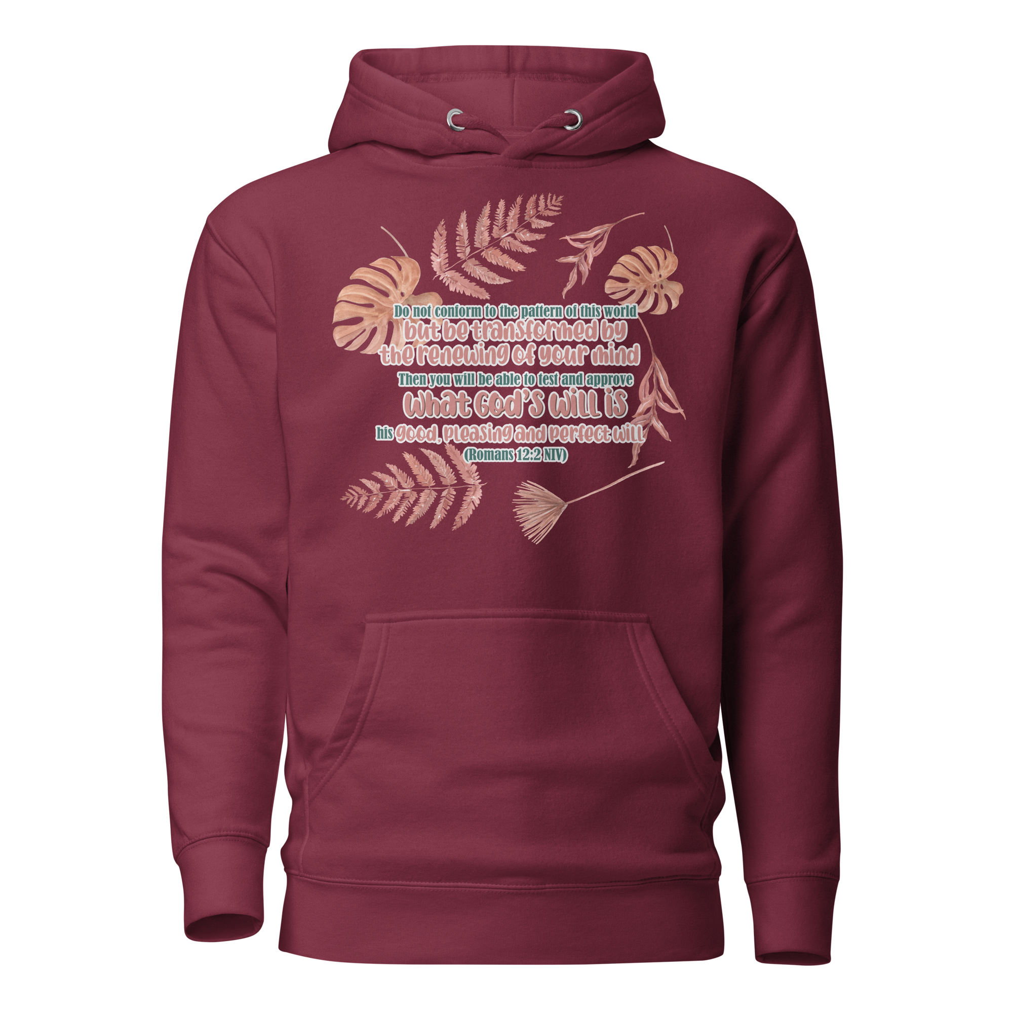 Renewed By The Spirit: Romans 12:2 Unisex Premium Hoodie