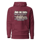 Childlike Faith: Matthew 18:3 Unisex Premium Hoodie