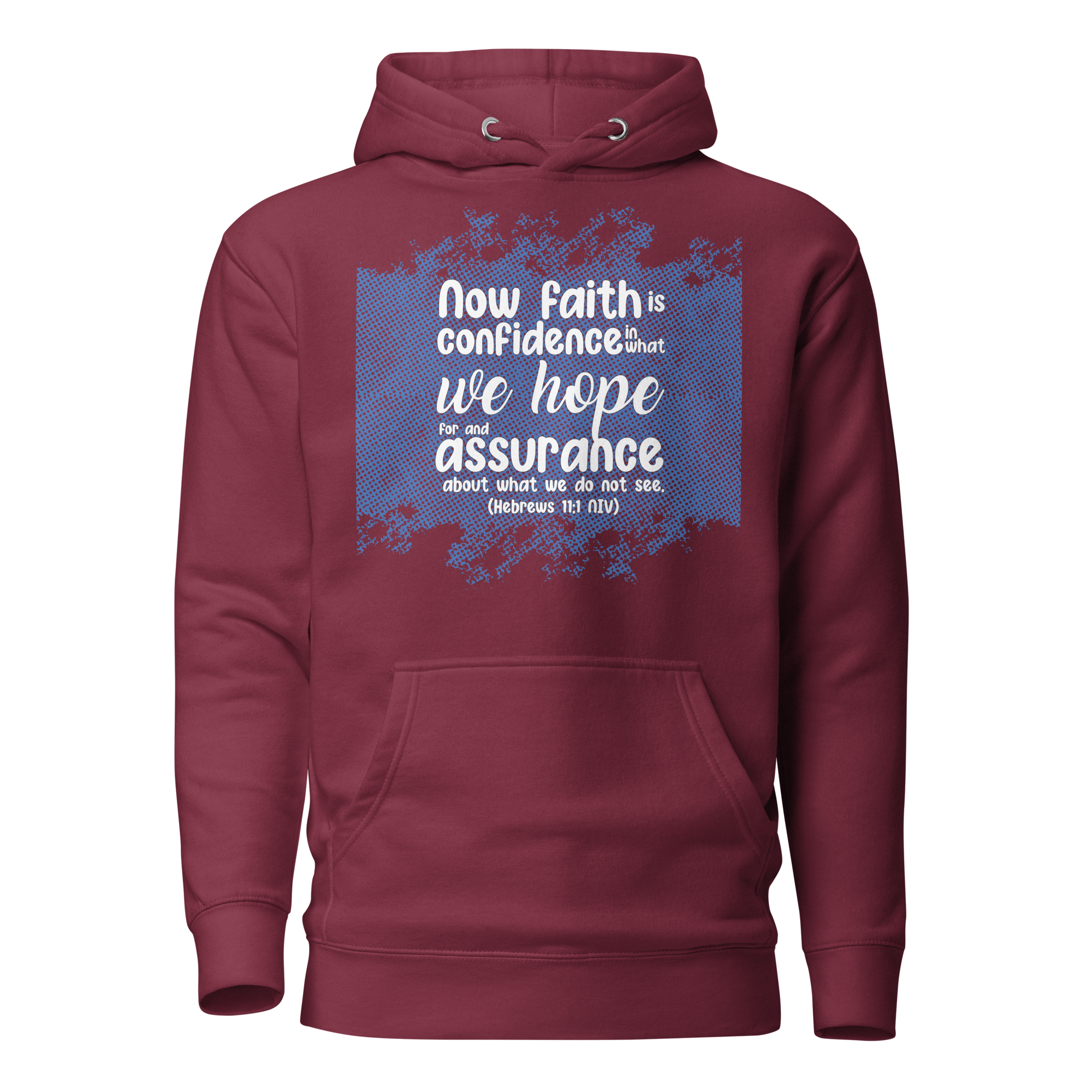 Faith & Hope: Hebrews 11:1 Unisex Premium Hoodie