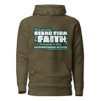Stand Firm in Faith: 1 Corinthians 16:13-14 Unisex Premium Hoodie