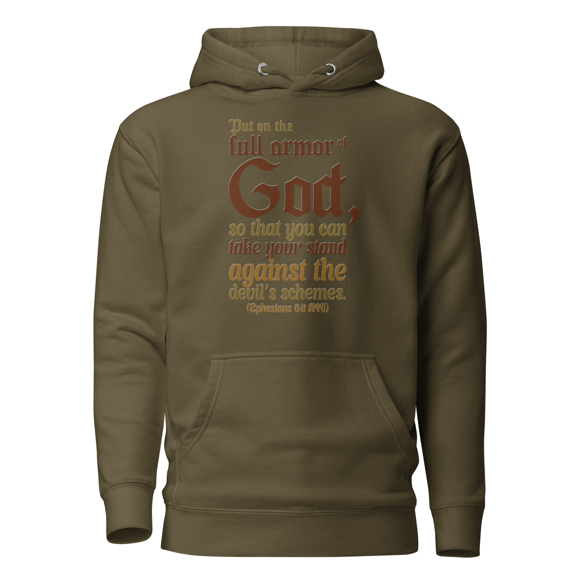 Full Armor Of God: Ephesians 6:11 Unisex Premium Hoodie