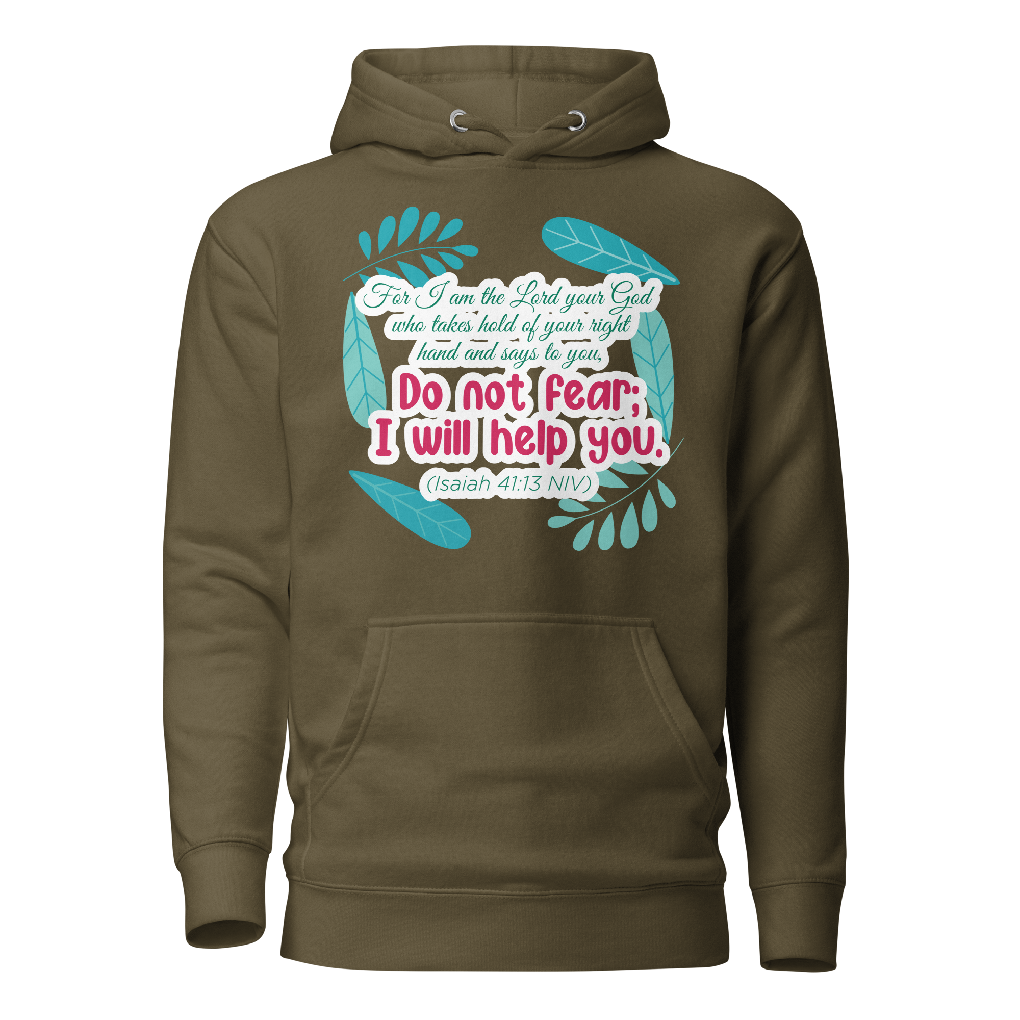 Fear Not: Isaiah 41:13 Unisex Premium Hoodie