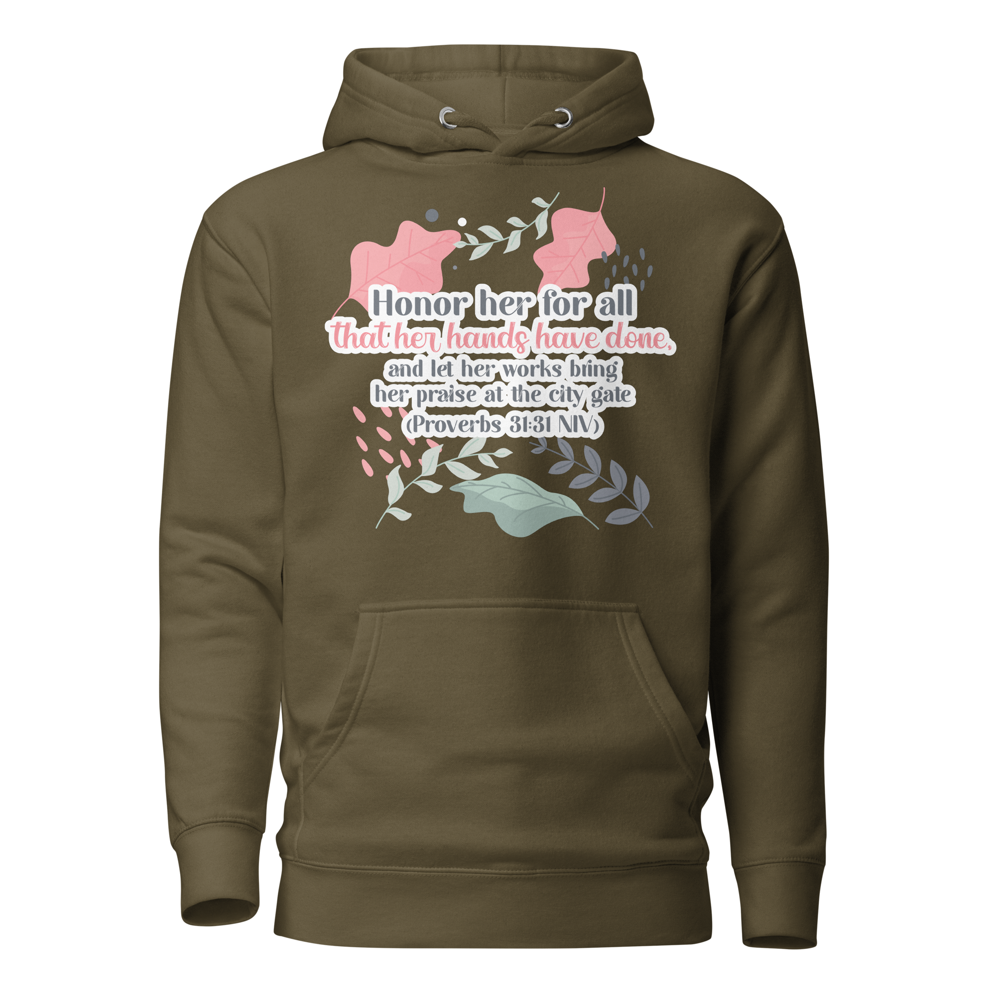 Fruitful Hands: Proverbs 31:31 Unisex Premium Hoodie