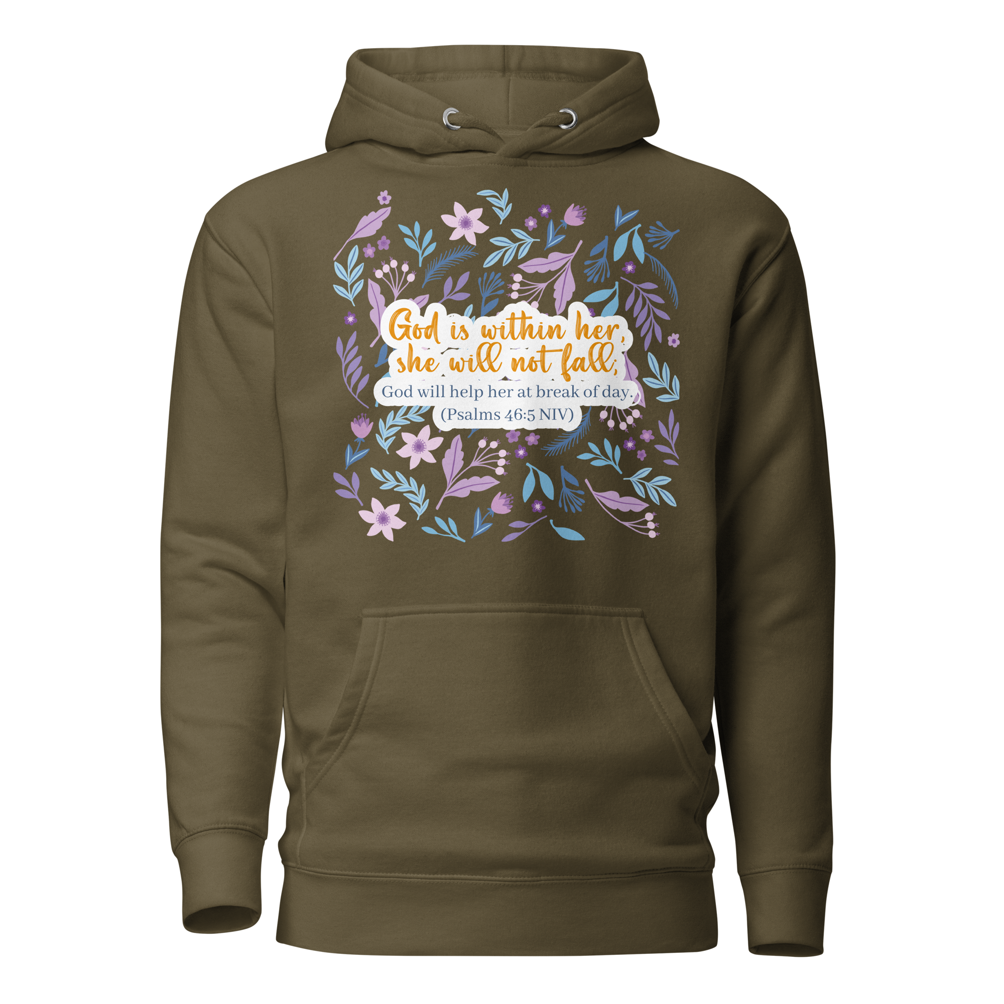 Unshakeable Faith: Psalms 46:5 Unisex Premium Hoodie