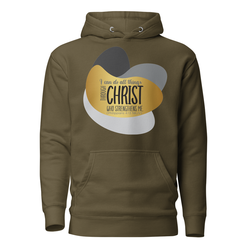 Empowered by Christ: Philippians 4:13 Unisex Premium Hoodie