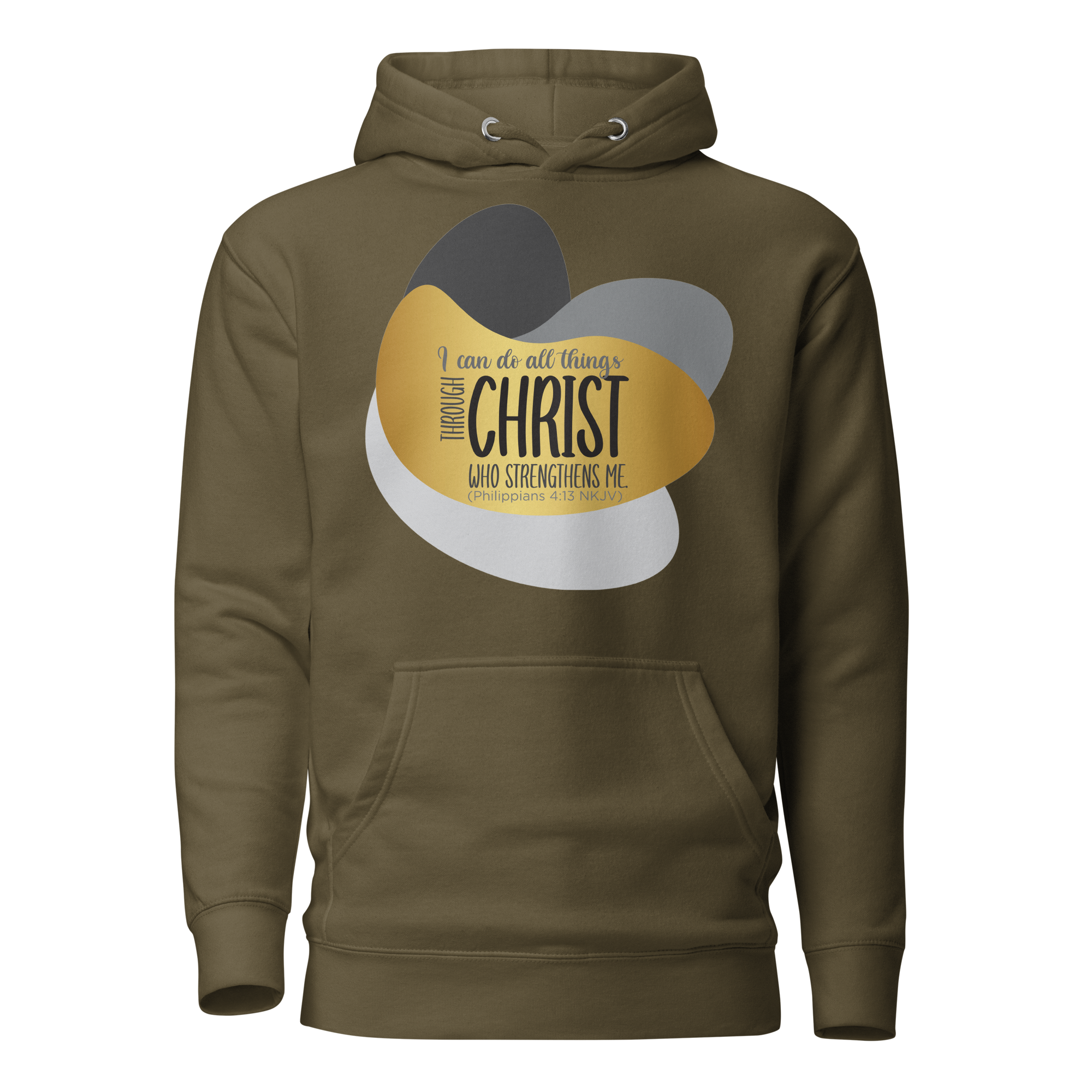 Empowered by Christ: Philippians 4:13 Unisex Premium Hoodie