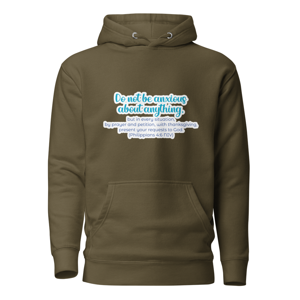 Prayer & Gratitude: Philippians 4:6 Unisex Premium Hoodie