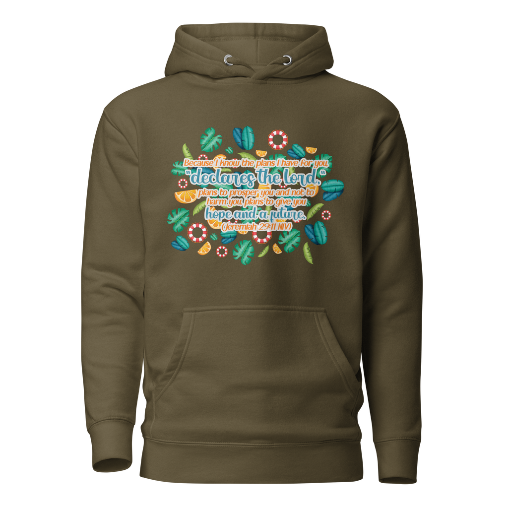Hope & Future: Jeremiah 29:11 Unisex Premium Hoodie