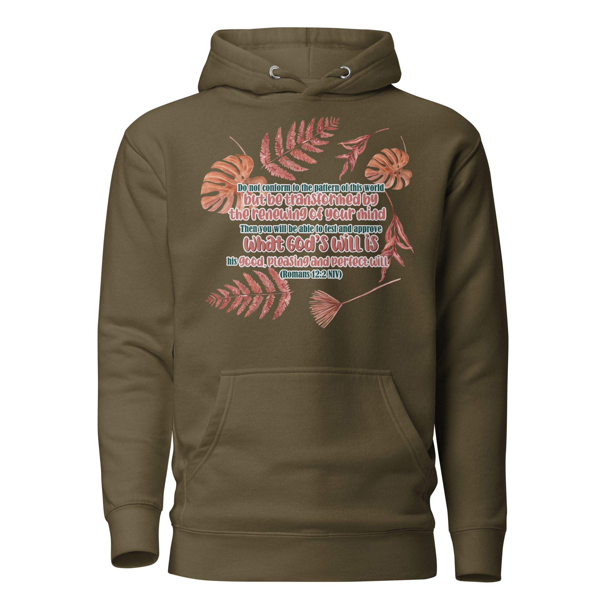 Renewed By The Spirit: Romans 12:2 Unisex Premium Hoodie