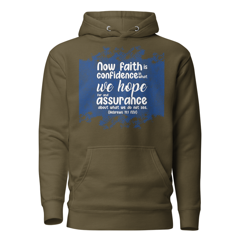 Faith & Hope: Hebrews 11:1 Unisex Premium Hoodie