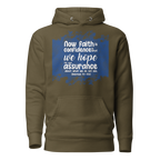 Faith & Hope: Hebrews 11:1 Unisex Premium Hoodie