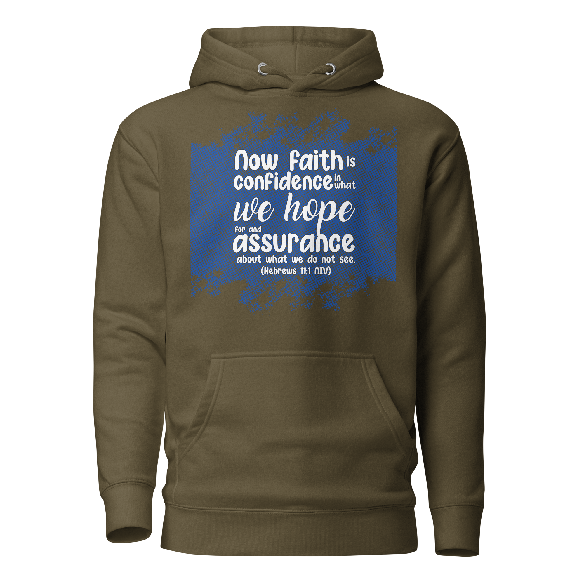 Faith & Hope: Hebrews 11:1 Unisex Premium Hoodie