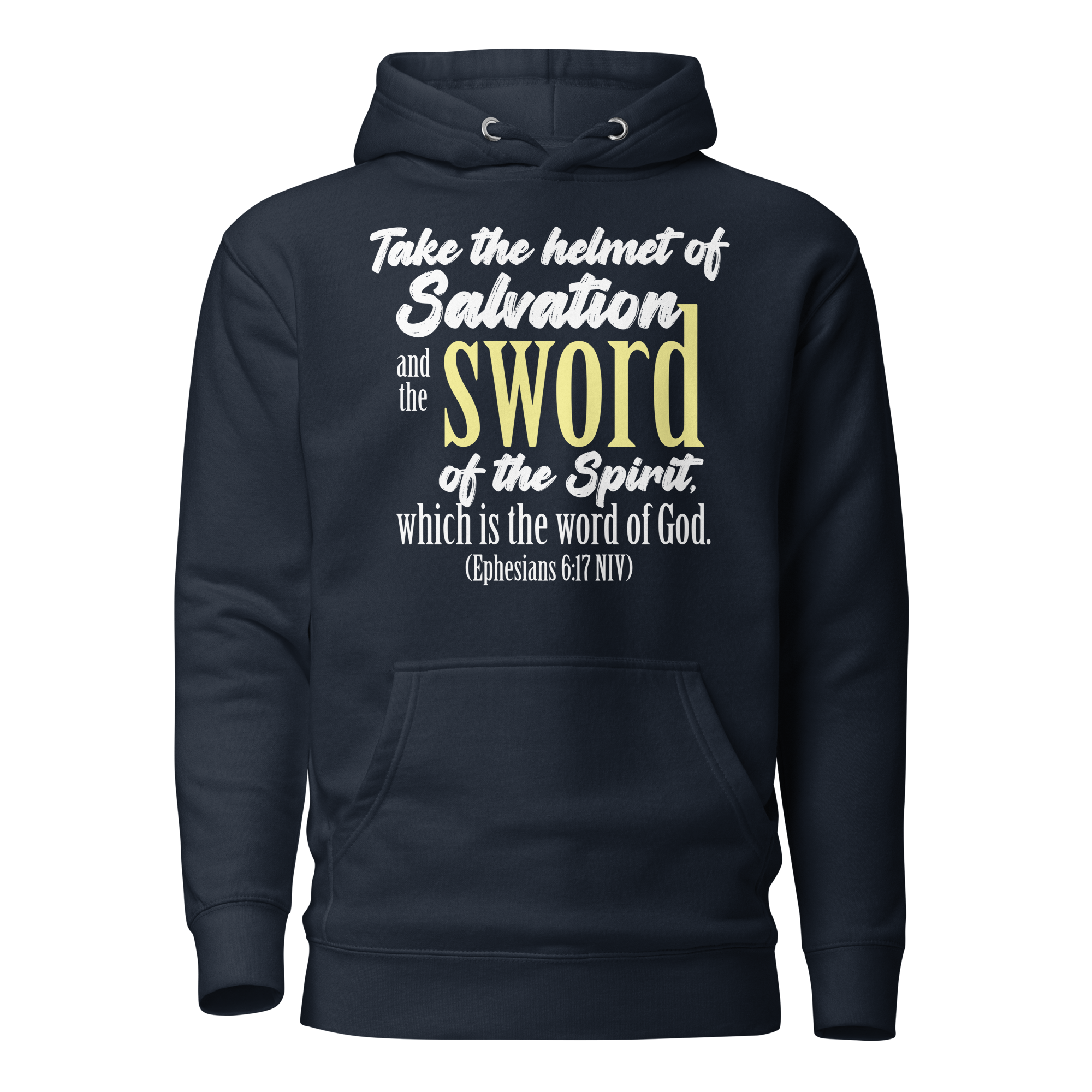 Sword & Salvation: Ephesians 6:17 Unisex Premium Hoodie