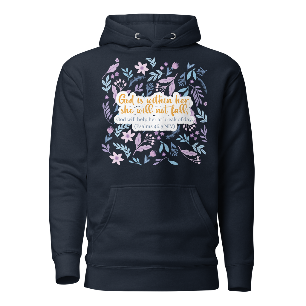 Unshakeable Faith: Psalms 46:5 Unisex Premium Hoodie
