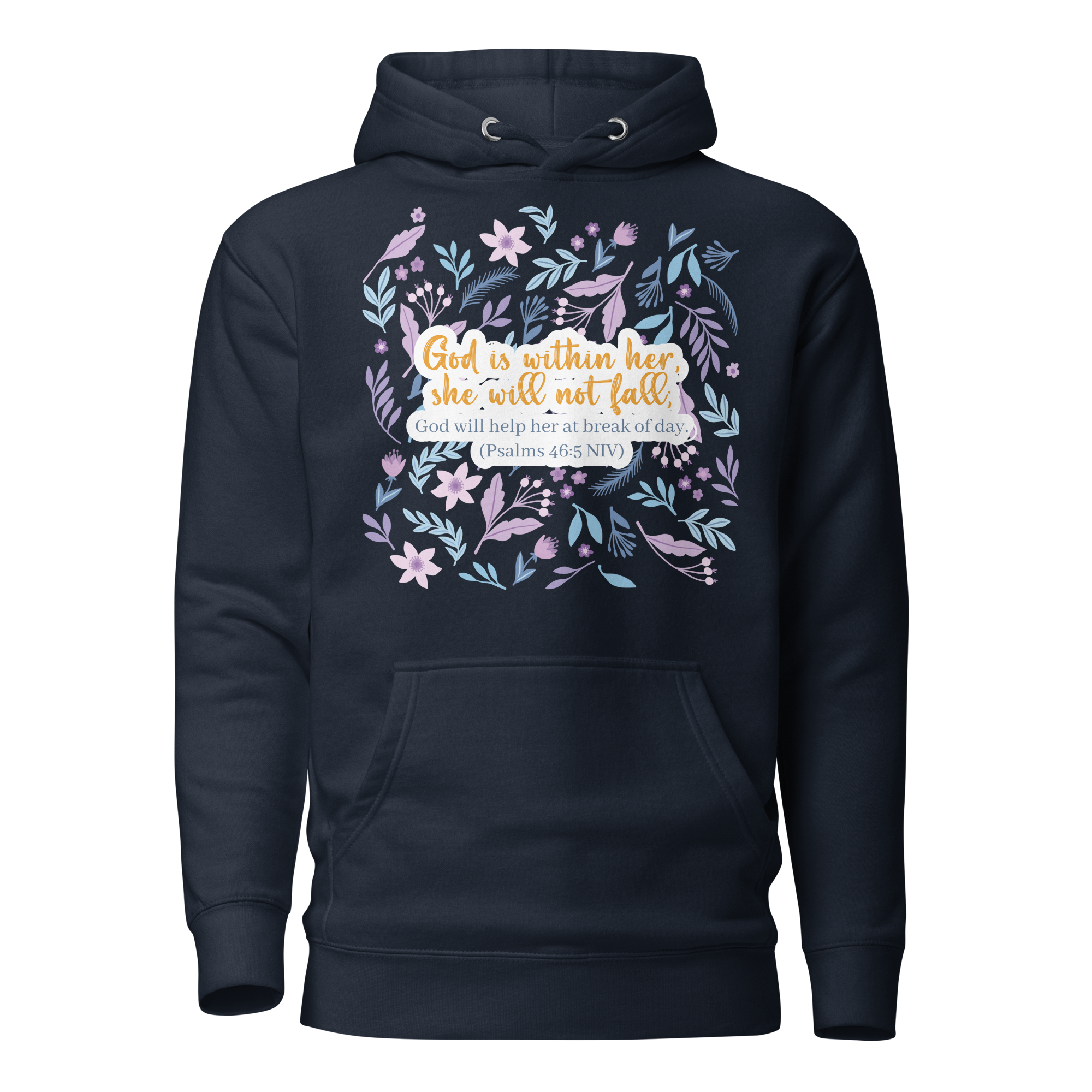 Unshakeable Faith: Psalms 46:5 Unisex Premium Hoodie