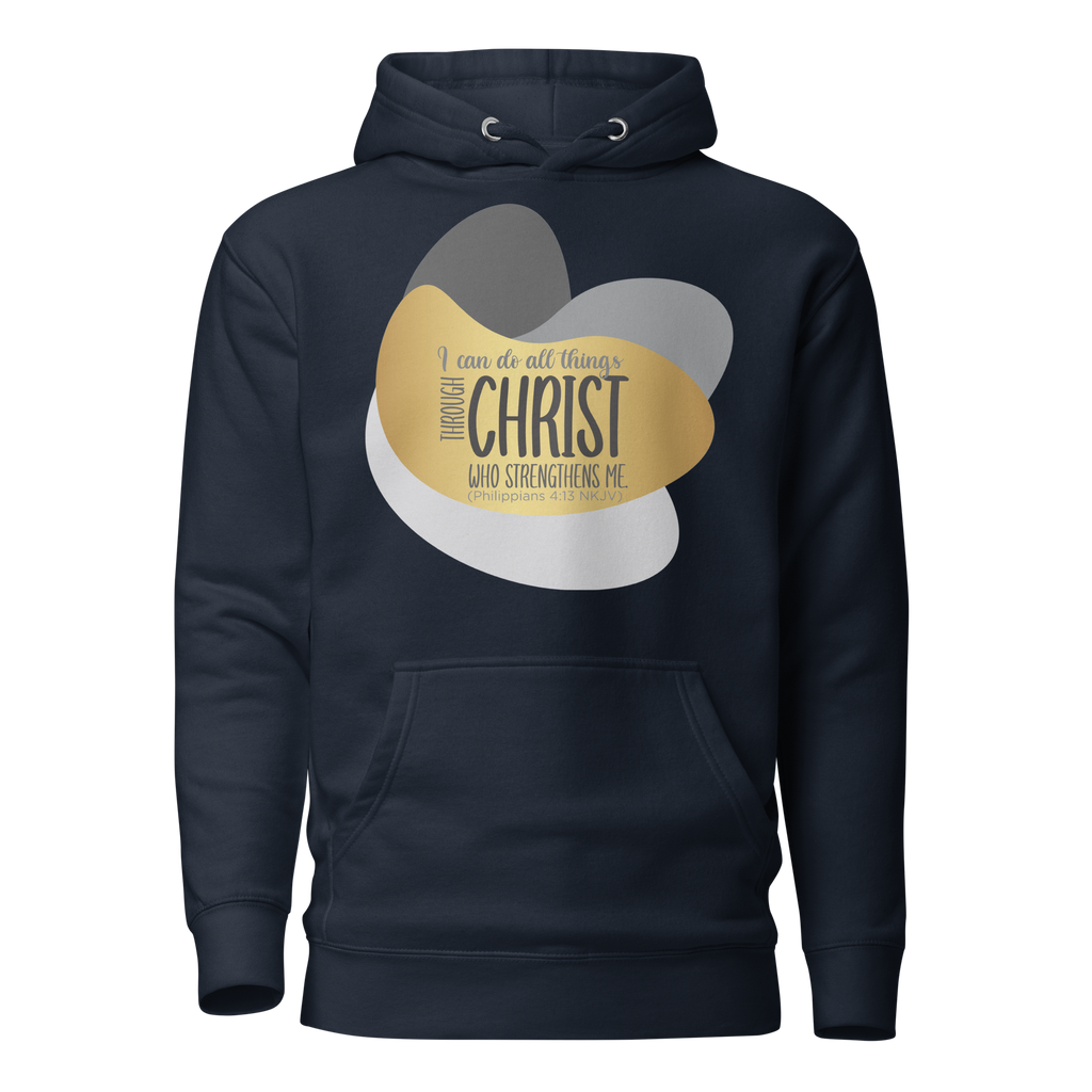 Empowered by Christ: Philippians 4:13 Unisex Premium Hoodie