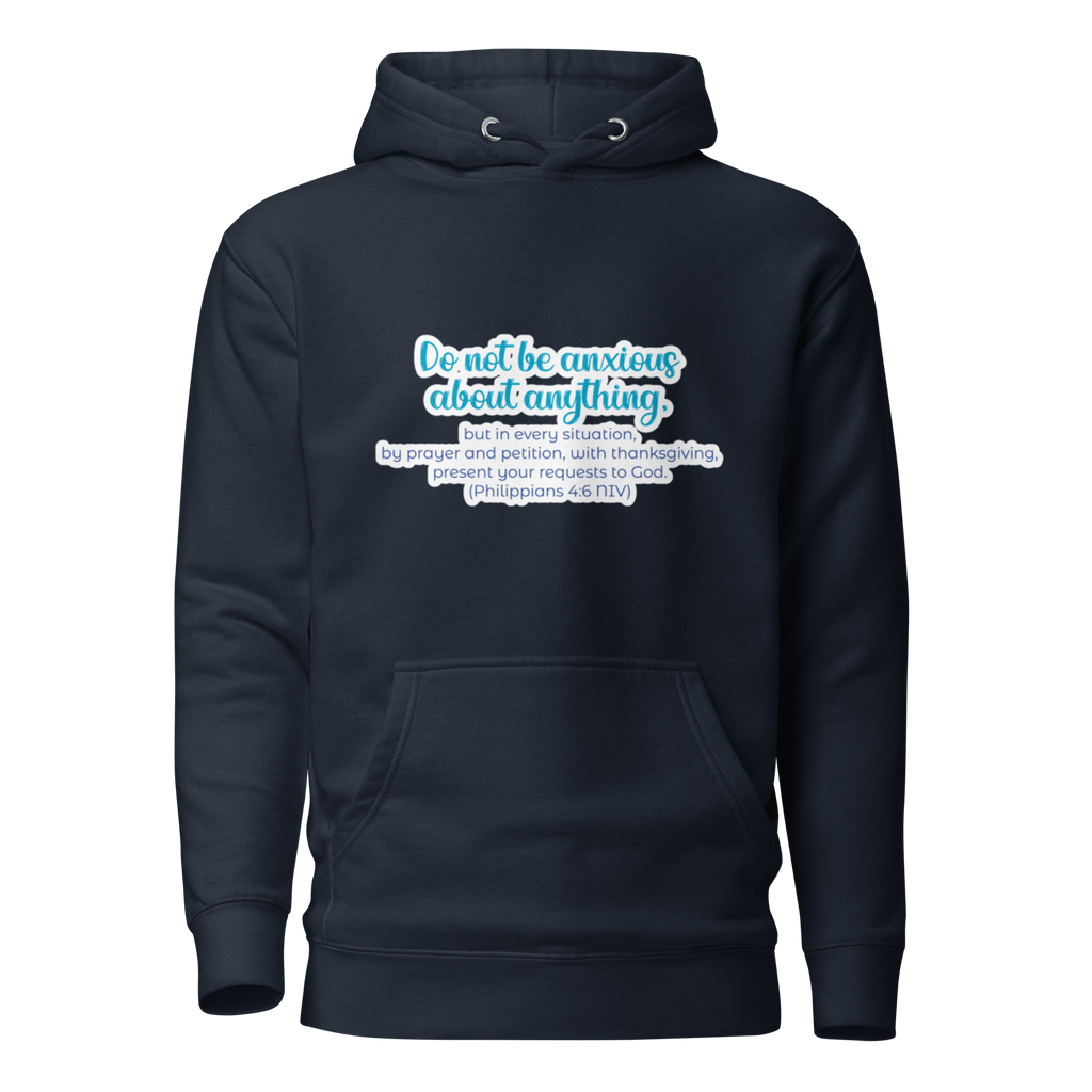 Prayer & Gratitude: Philippians 4:6 Unisex Premium Hoodie