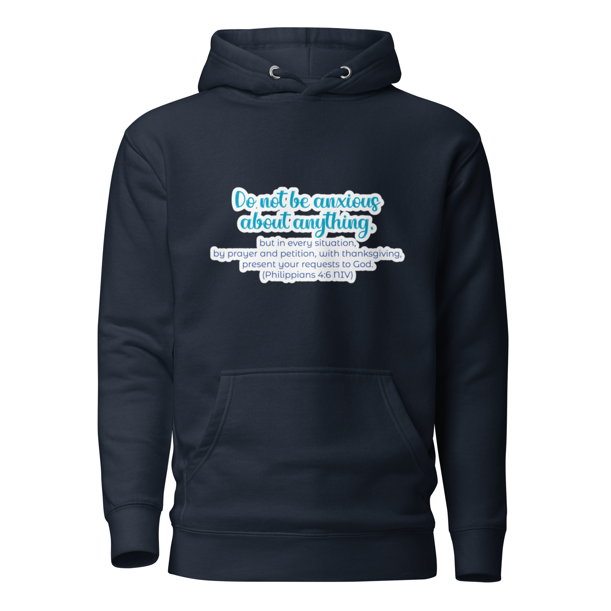 Prayer & Gratitude: Philippians 4:6 Unisex Premium Hoodie