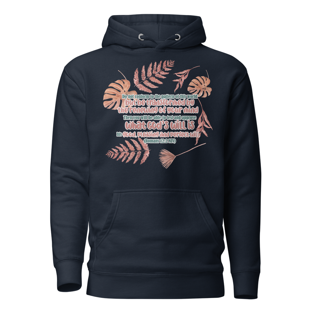Renewed By The Spirit: Romans 12:2 Unisex Premium Hoodie