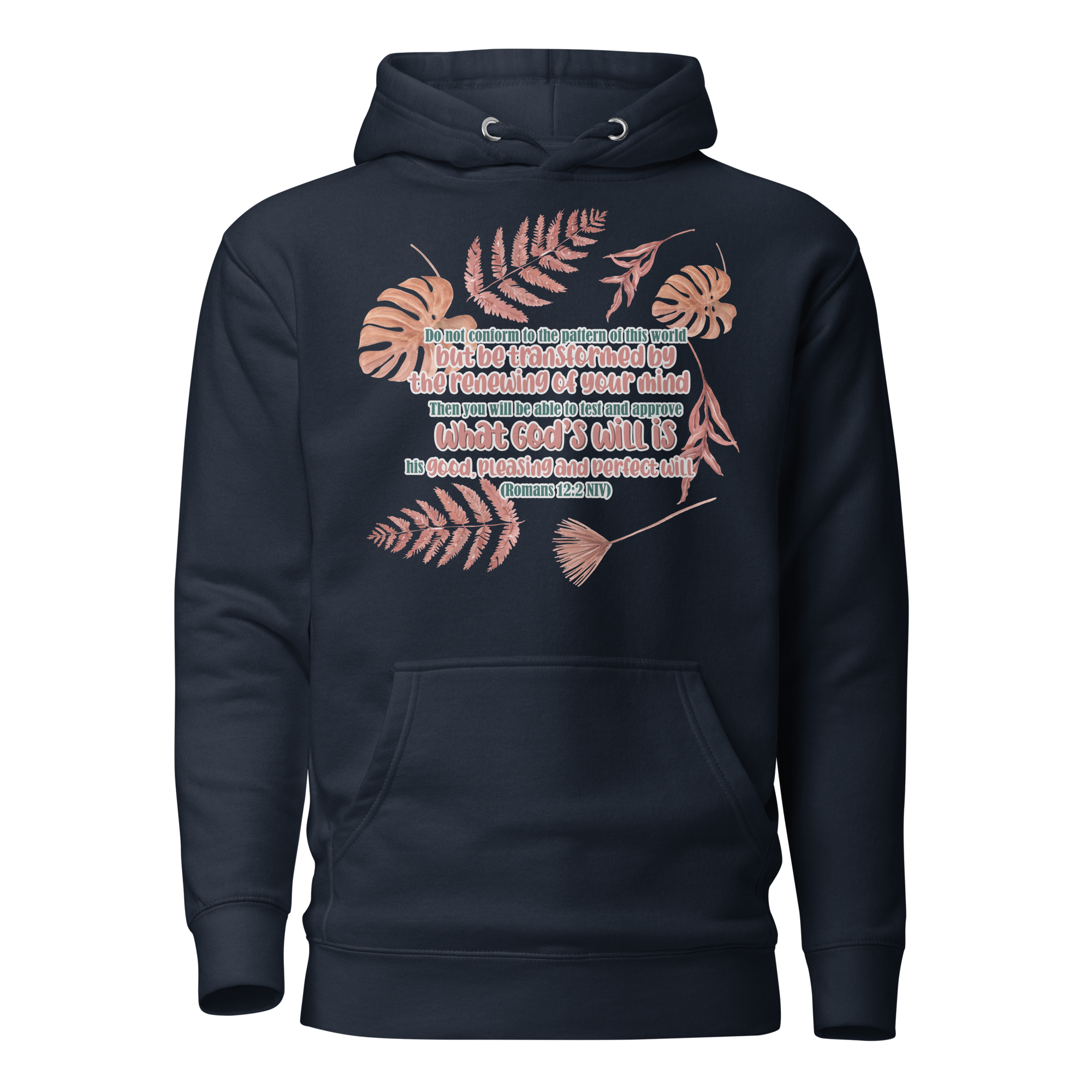 Renewed By The Spirit: Romans 12:2 Unisex Premium Hoodie