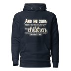 Childlike Faith: Matthew 18:3 Unisex Premium Hoodie