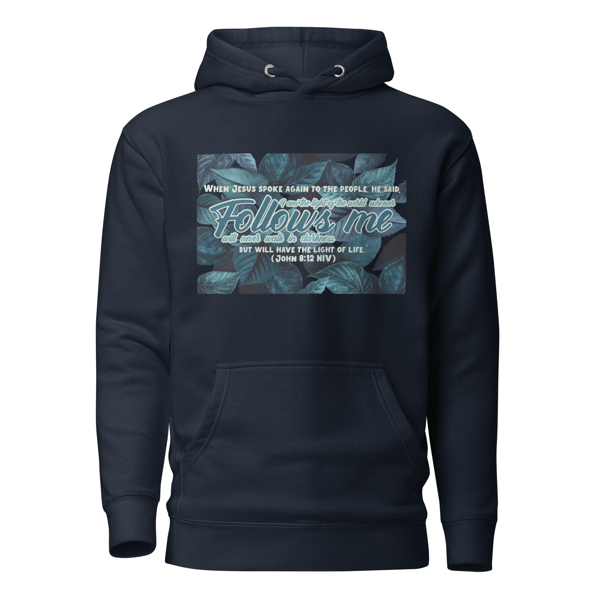 Light Of The World: John 8:12 Unisex Premium Hoodie