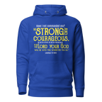 Be Strong & Courageous: Joshua 1:9 Unisex Premium Hoodie