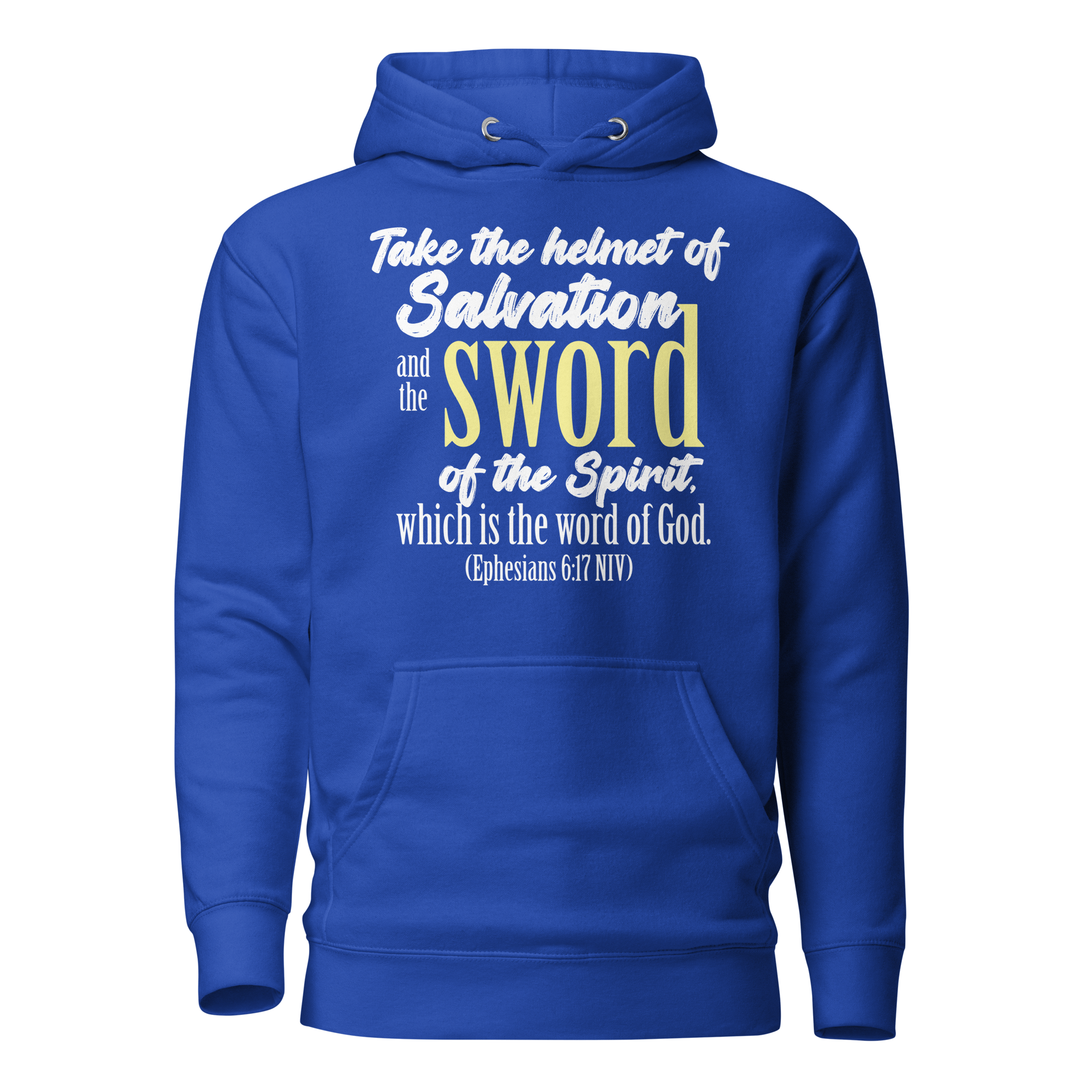 Sword & Salvation: Ephesians 6:17 Unisex Premium Hoodie