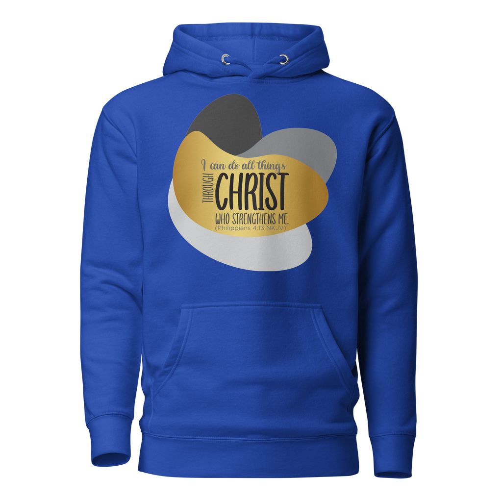 Empowered by Christ: Philippians 4:13 Unisex Premium Hoodie