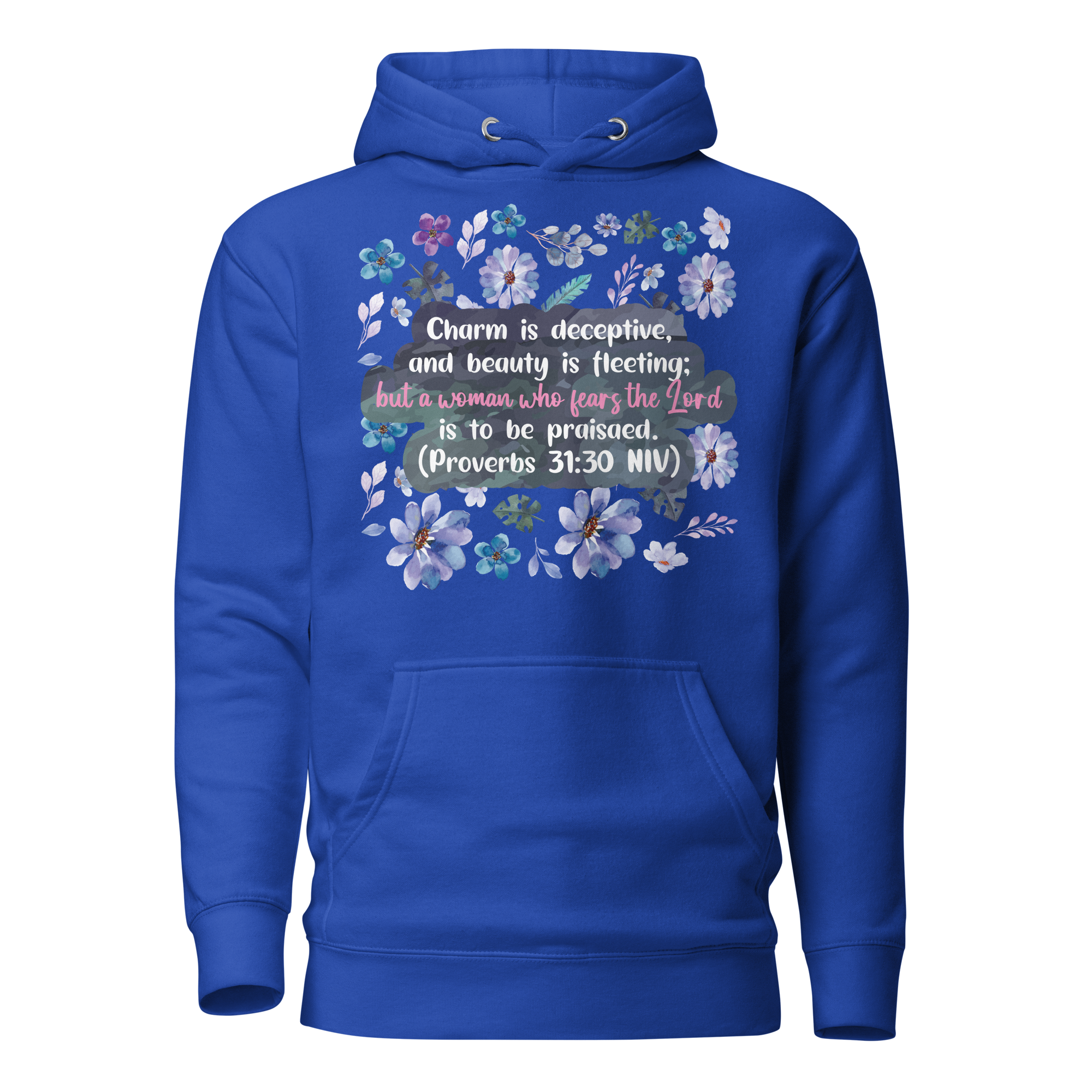 Fearless Woman: Proverbs 31:30 Unisex Premium Hoodie